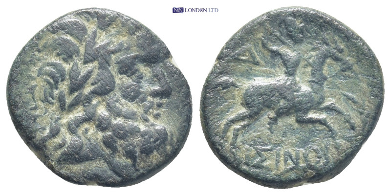 PISIDIA. Isinda. Ae (17mm, 4.9 g) (2nd century BC-1st century AD). Dated CY 4 (2...