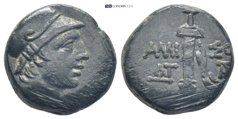Pontos, Amisos,AE, (17mm, 8.3), Time of Mithradates VI, Circa 111-105 or 95-90 B...