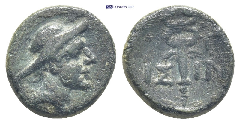 KINGS OF PAPHLAGONIA. Era of Amyntas? (36-25 BC). Ae. (13mm, 2.2 g) Isinda. Poss...