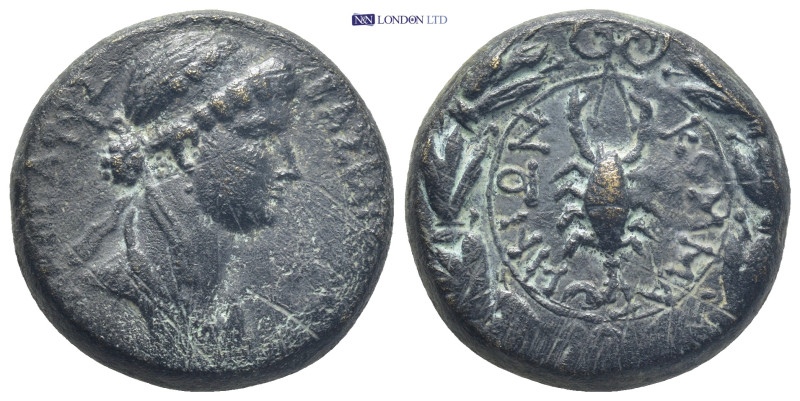 Kings of Commagene - Iotape (38-72).Samosata.Ae. (25mm, 18.0 g) Obv : BACIΛICA I...