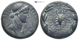 Kings of Commagene - Iotape (38-72).Samosata.Ae. (25mm, 18.0 g) Obv : BACIΛICA IΩTAΠH ΦIΛAΔEΛ. Diademed and draped bust of Iotape right. Rev : KOMMAΓH...