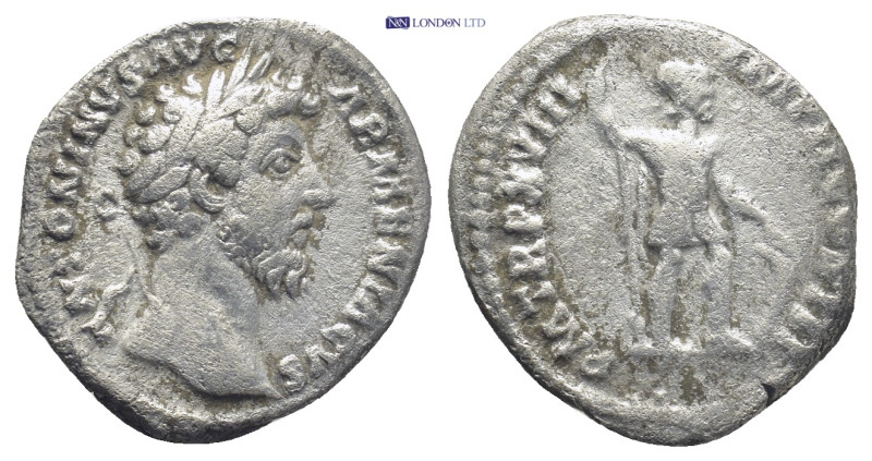 MARCUS AURELIUS (161-180). Denarius. (18mm, 3.2 g) Rome. Obv: M ANTONINVS AVG AR...