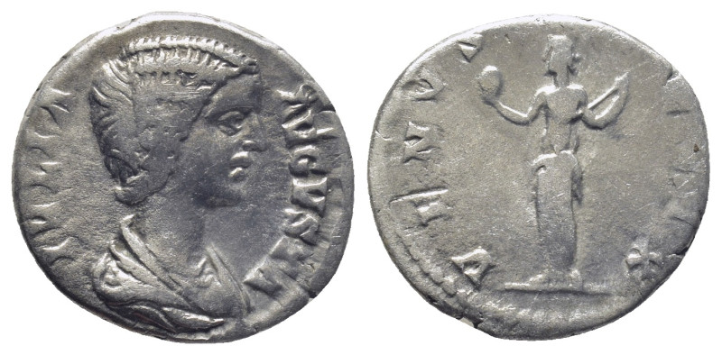 Julia Domna. Denarius. (17mm, 3.3 g) 199 AD. Laodicea. Rev.: VENVS FELIX. Venus ...