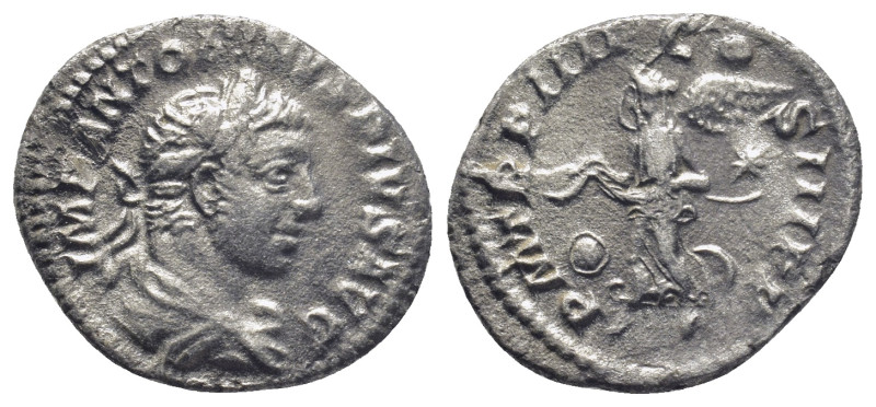 Elagabal AD 218-222. Struck AD 221. Rome Denarius AR (19mm, 2,5 g) IMP ANTONINVS...