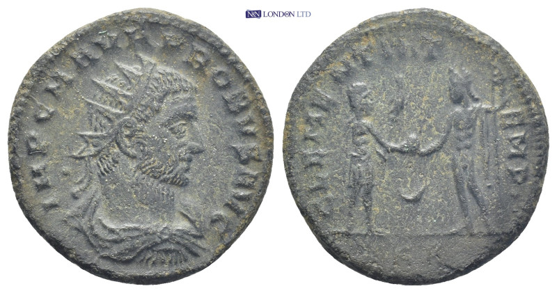 Probus (276-282). AE/BI antoninianus (21mm, 4.2 g) Tripolis, 276. Obv: IMP C M A...