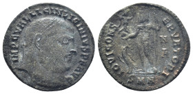 Licinius I, 308 - 324 AD AE Follis, Nicomedia Mint, (21mm, 2.7 g) Obverse: IMP C VAL LINCIN LICINIVS P F AVG, Laureate head of Licinius right. Reverse...