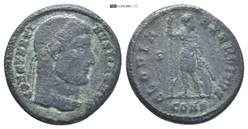 Constantine I Æ Nummus. (19mm, 3.6 g) Constantinople, AD 327. CONSTANTINVS MAX A...