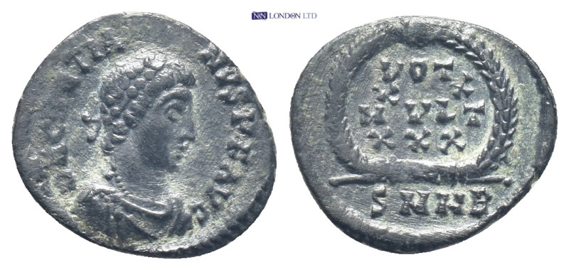 Gratian. AD 367-383. Æ (14mm, 1.0 g). Nicomedia mint, 1st officina. Struck 9 Aug...