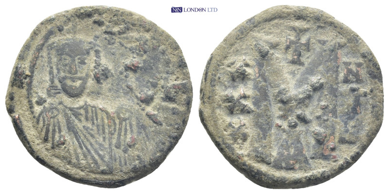 Nicephorus I, with Stauracius AD 802-811. Constantinople Follis Æ (22mm., 5.2 g)...