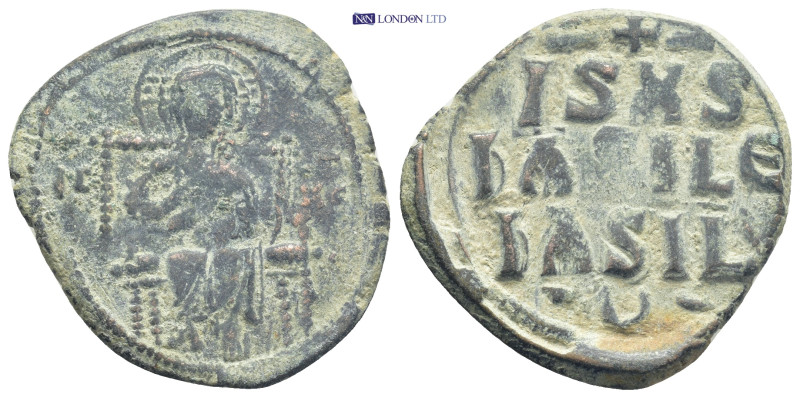 Anonymous (attributed to Constantine IX). Ca. 1042-1055. AE follis (26mm, 7.8 g)...