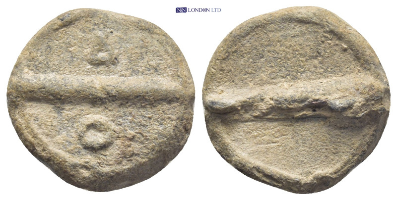 Byzantine Lead Seal, (18mm, 6.4 g) Δ O.