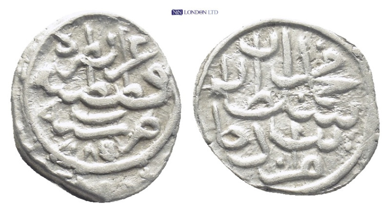 OTTOMAN EMPIRE: Mehmet II, 1451-1481, AR akçe (10mm, 0.77 g)