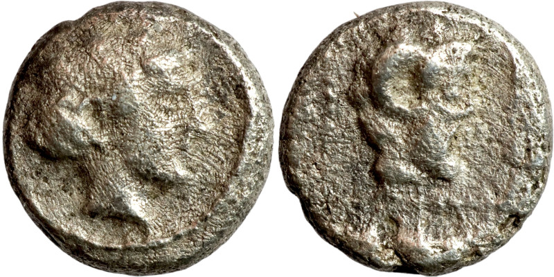 Greek silver coin 1-4 Century

8mm 0,72g