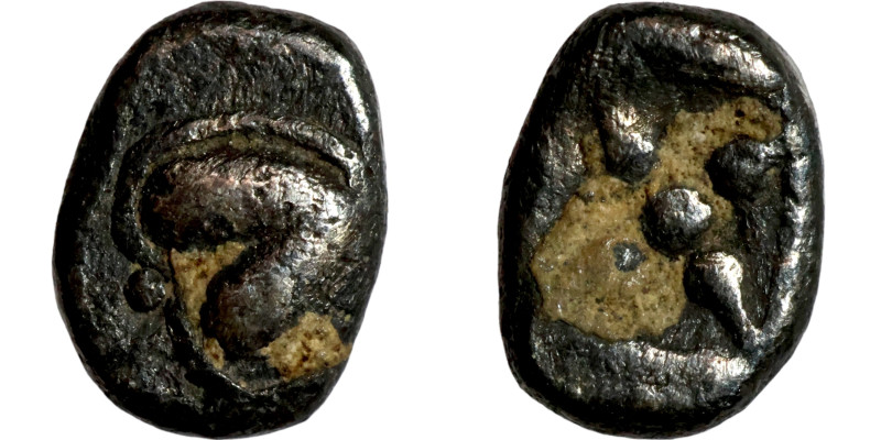 Greek silver coin 1-4 Century

7mm 0,39g