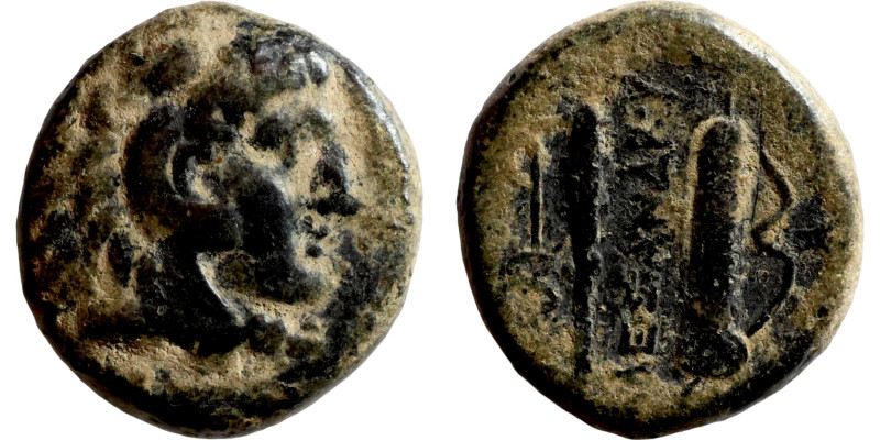 Greek bronze coin 1-4 Century

17mm 5,89g