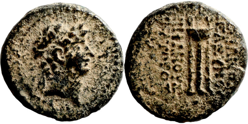 Greek bronze coin 1-4 Century

15mm 3,46g

Artificial sand patina