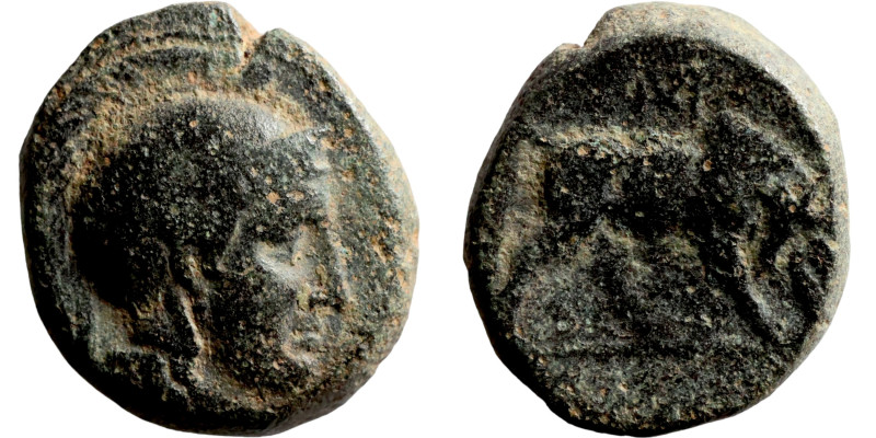 Greek bronze coin 1-4 Century

18mm 8,48g