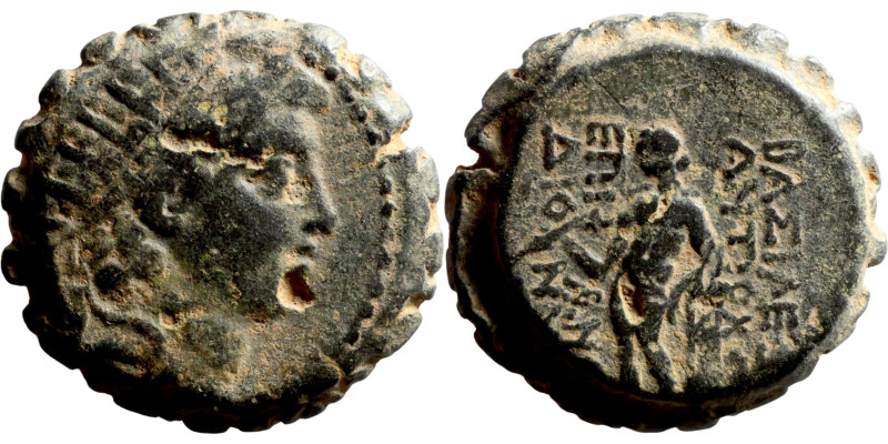 Greek bronze coin 1-4 Century

20mm 9,46g