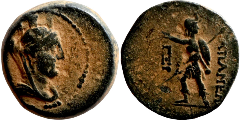 Greek bronze coin 1-4 Century

16mm 4,34g

Artificial sand patina