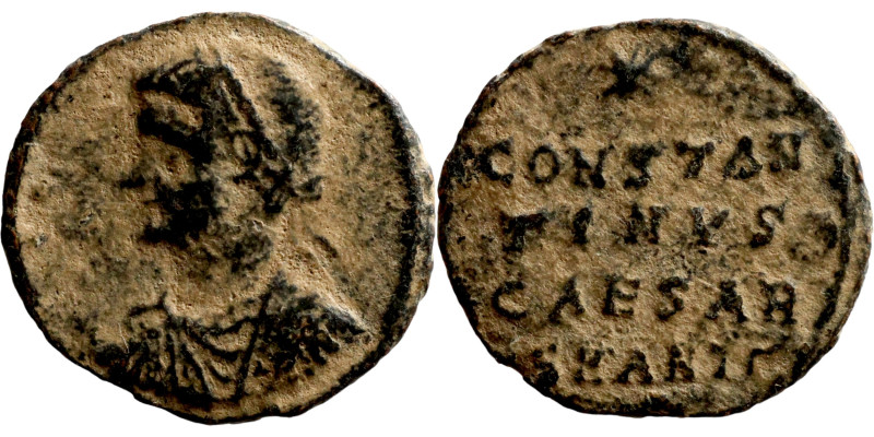 Constantinus I. (307-337 AD). Follis. Antioch. Obv: CONSTANTINVS AVG. laureate b...