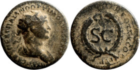 Trajan. (115-116 AD). . Obv: IMP CS NER TRAIANO OPTIMO AVG GERM. radiate cuirassed bust of Trajan right. Rev: DAC PARTHICO P M TR POT XX COS VI PP. oa...