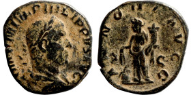 PHILIP I - Billon Tetradrachm, Antioch Mint, 249 AD

28mm 17,81g