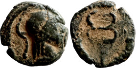 Antik coin bronze

10mm 0,74g

Artificial sand patina
