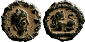 Antik coin bronze

9mm 0,87g

Artificial sand patina