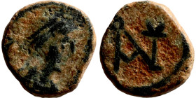 Antik coin bronze

8mm 0,68g