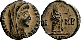 Roman Imperial coin

13mm 1,21g

Artificial sand patina