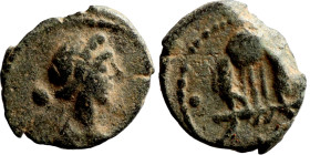 Roman Imperial coin

9mm 0,53g
