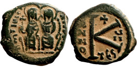Byzantine Empire coin

17mm 5,45g

Artificial sand patina