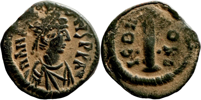Byzantine Empire coin

16mm 1,48g

Artificial sand patina