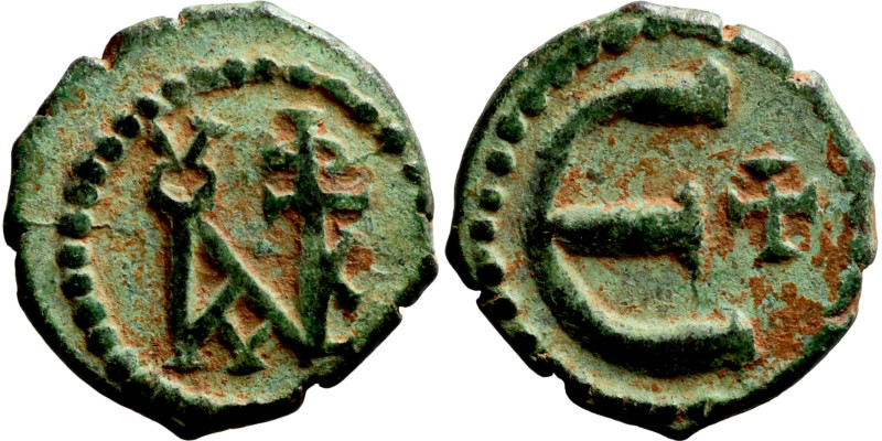 Byzantine Empire coin

14mm 1,96g