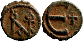 Byzantine Empire coin

13mm 1,35g