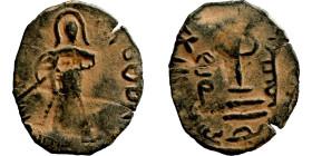 Islamic coin

19mm 1,06g

Artificial sand patina