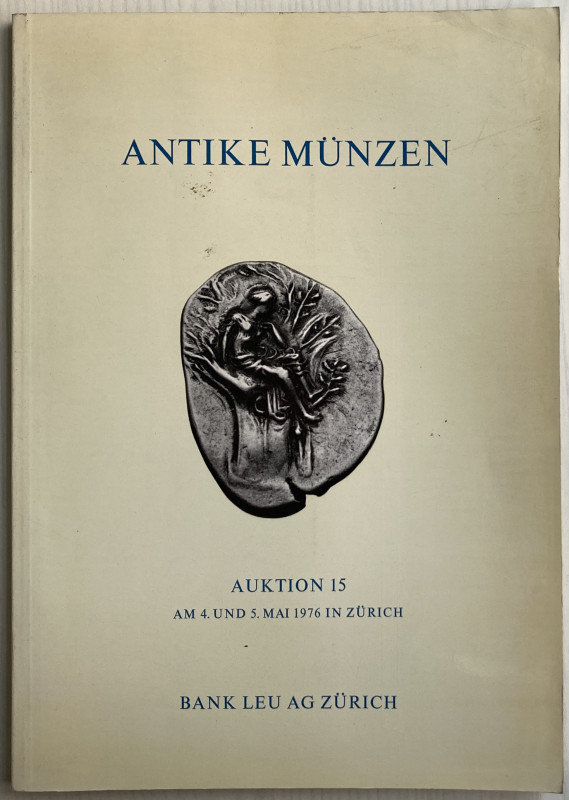 Bank Leu Auktion 15. Antike Munzen Griechen, Spatromer, Byzantiner, Literatur Ub...