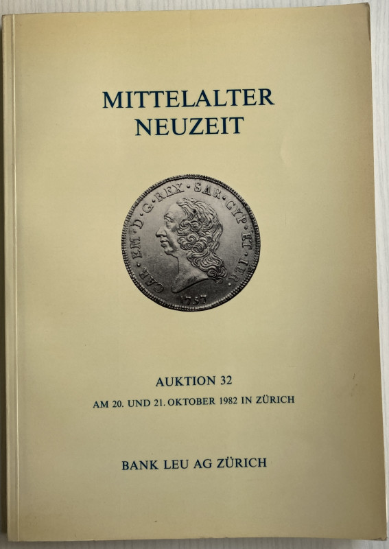 Bank Leu Auktion 32 Mittelalter Neuzeit. Islamische Munzen, Westgoten in Spanien...