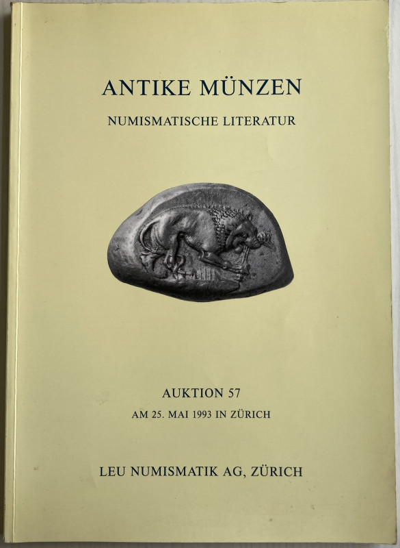 Bank Leu Auktion 57. Antike Munzen Kelte, Griechen, Romer, Numismatische Literat...