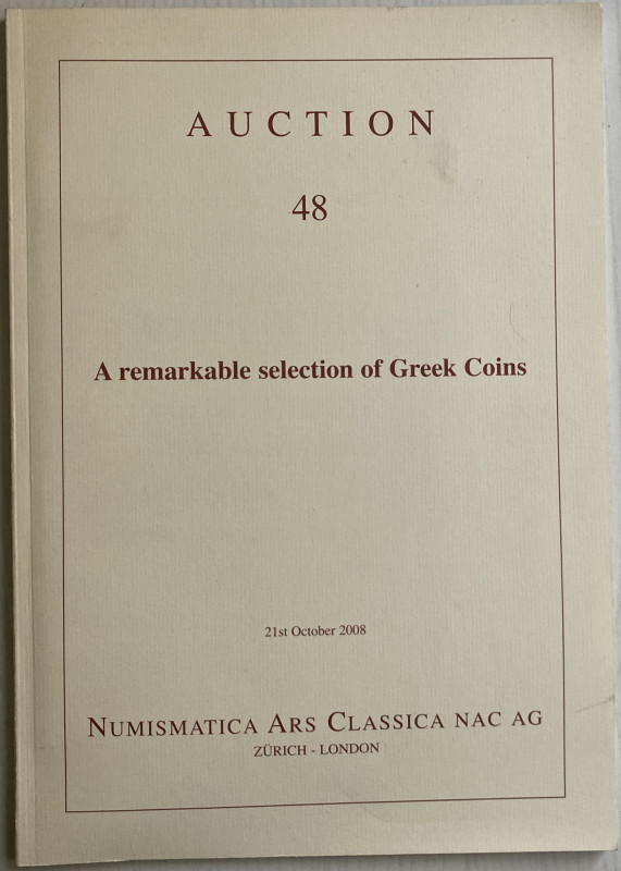 Nac Numismatica Ars Classica. Auction 48. A remarkable selection of Greek Coins....