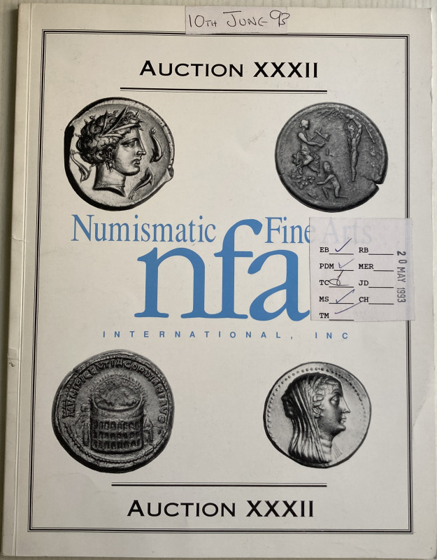 Numismatic Fine Art Auction No. XXXII.An offering of Ancient Greek, Roman and Ju...