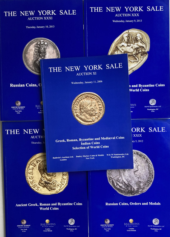 The New York Sale Lotto di 5 Cataloghi: Auction XI (11 January 2006) – Auction X...