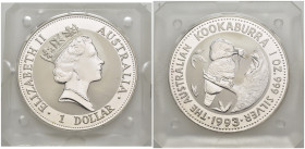 Australia - 1 Dollar Kookaburra 1993 - Ag - KM# 209