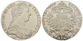 Austria - Maria Teresa - Tallero di convenzione 1780 - Ag - 27,98 g