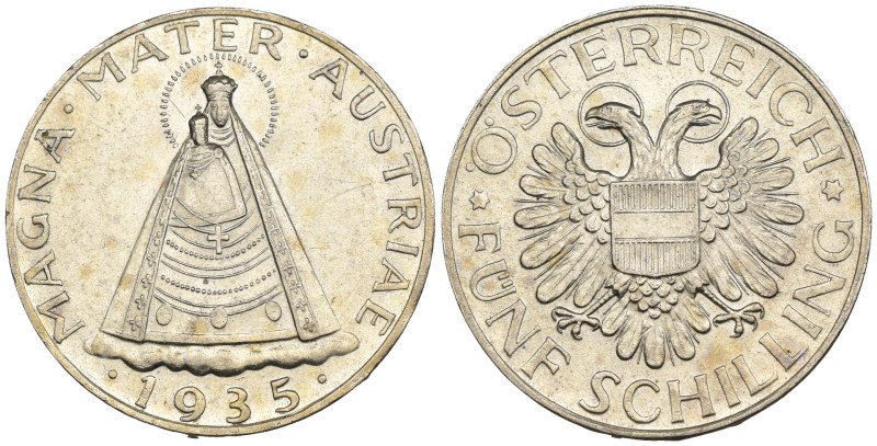 Austria - 5 Scellini 1935 - Ag. - KM#2853

SPL

SPEDIZIONE IN ITALIA - SHIPP...