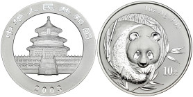 Cina - 10 Yuan 2003 - Ag - KM# 1466