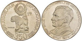 Jugoslavia - 350 Dinara 1979 - Ag. - KM#70