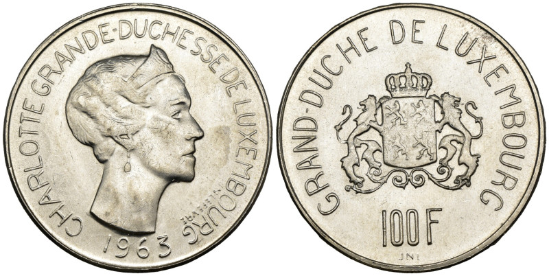 Lussemburgo - 100 Francs 1963 - Ag. Cu. - KM#32

SPL

SPEDIZIONE SOLO IN ITA...