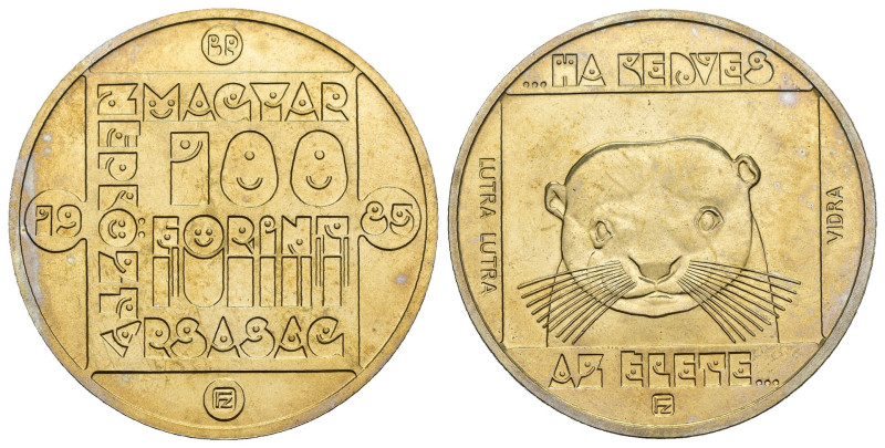 Ungheria - Repubblica Popolare (1949-1989) - 100 Forint 1985 "Lontra" - KM#645
...