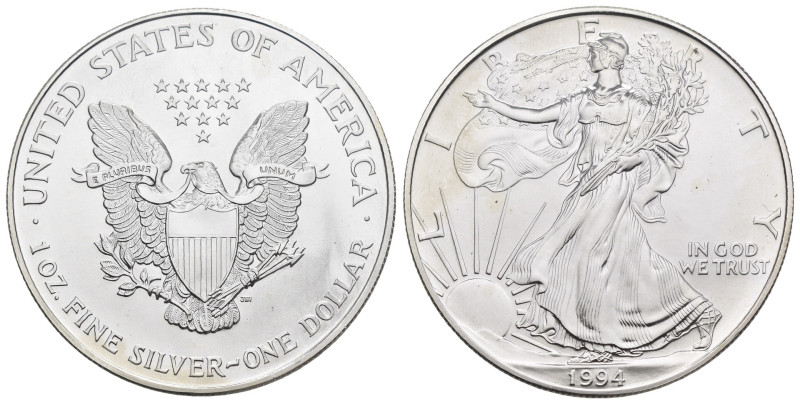 Stati Uniti d'America (1776-oggi) - 1 Dollaro 1994 American Silver Eagle - Ag
...